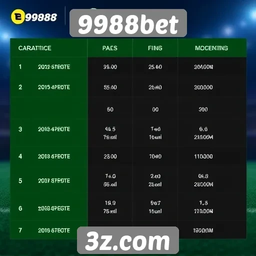 Comparativo entre 9988bet e concorrentes