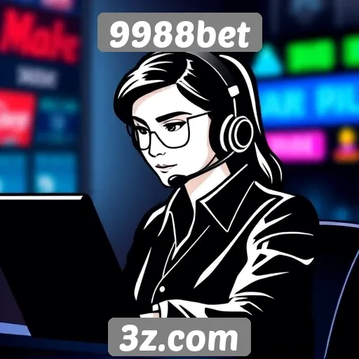 Suporte ao cliente no site 9988bet