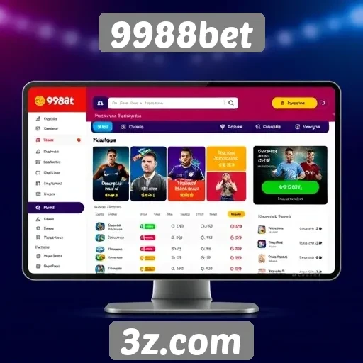 Interface e experiência do usuário no site 9988bet