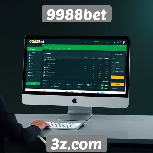 Análise da interface do usuário no site 9988bet